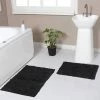 Promo 🤩 Home Weavers Inc. Modesto 2-Piece Bath Rug Set, Grey 🤩