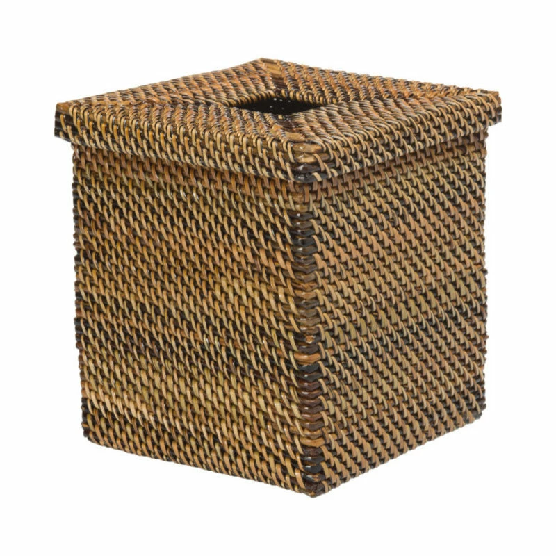 Hot Sale โจ KOUBOO Square Tissue Box Cover In Nito, Brown ๐ฅ