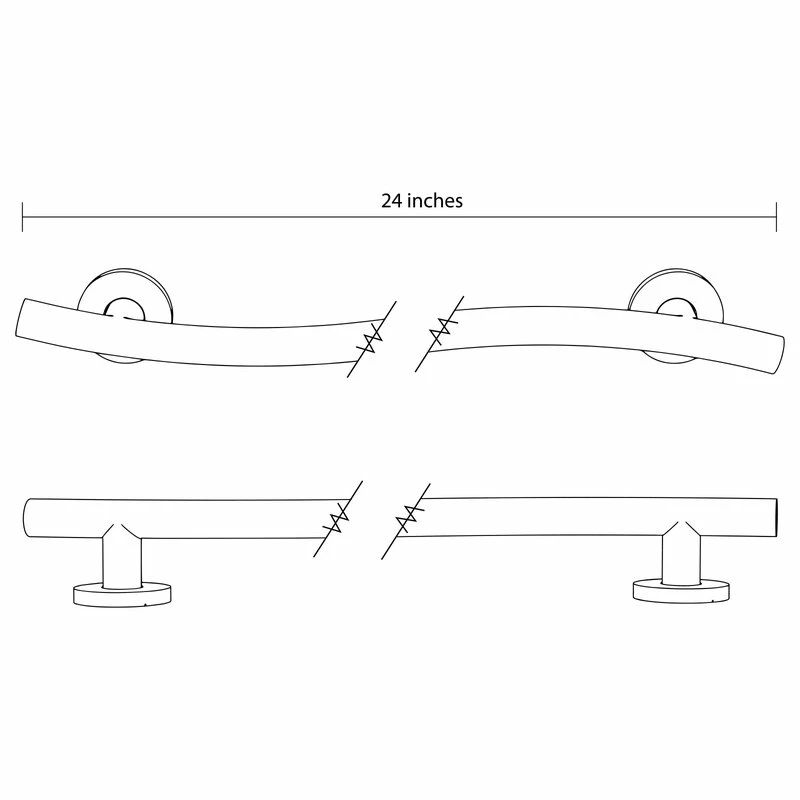 Flash Sale ๐ Keeney Holdings LLC Keeney Wave Designer Grab Bar In Oil Rubbed Bronze, 24 In. โ - Image 13