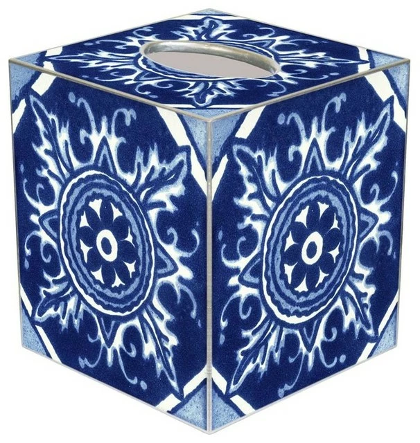 Coupon ๐คฉ Marye-Kelley TB8399-Zihuatanejo Talevera Tile Tissue Box Cover ๐ฅ