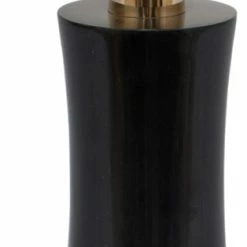 New 🧨 Marble Crafter Vinca Collection Jet Black Marble Soap Dispenser 🛒