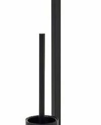 Cheapest 🔥 Blomus Menoto Toilet Butler Paper Holder & Toilet Brush Black Titanium 🧥 Coated 💯