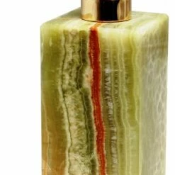 Hot Sale 🎁 Marble Crafter Myrtus Collection Whirl Green Onyx Soap Dispenser 😀