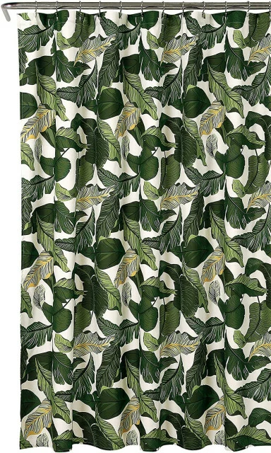 Outlet ๐ Lush Decor Tropical Paradise Shower Curtain Green, 72"x72" ๐