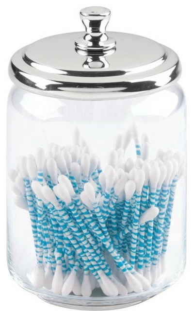 Cheap ๐ InterDesign York Glass Apothecary Jar, Medium ๐คฉ