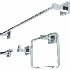 Cheap 🧨 Italia Capri Bathroom Accessory Set, 4-Piece Set 🛒