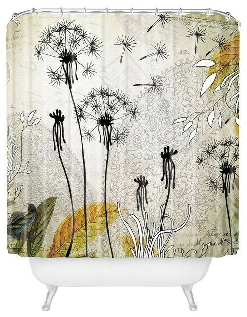 Best reviews of ๐ Deny Designs Iveta Abolina Little Dandelion Shower Curtain ๐