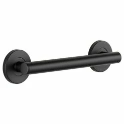 New 🔥 Delta Faucet Delta BathSafety 12" Contemporary Decorative ADA Grab Bar, Matte Black, 41812-BL 🛒