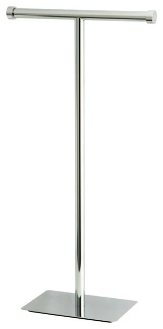 Discount ๐ Kingston Brass Freestanding Toilet Paper Stand, Polished Chrome ๐