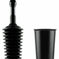 Coupon 🔔 G T Water Products Master Plunger MP1600-TB Funnel-Nose Low-Flush Toilet Plunger W/ Caddy, 1.6 Gal ✔️