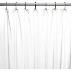 Buy 😉 Carnation Home Fashions Extra Long (84'' X 72''), 5 Gauge Vinyl Liner In White 👍