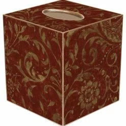 Top 10 👍 Marye-Kelley TB417-Red Damask Tissue Box Cover ❤️