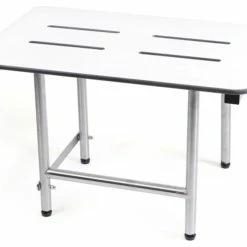 Coupon 😀 CSI Bathware Phenolic Slotted Folding Shower Seat With Swing Down Legs, 32"x16 👏