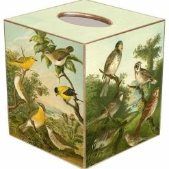 Brand new 💯 Marye-Kelley TB197-Yellow Birds Tissue Box Cover ✔️