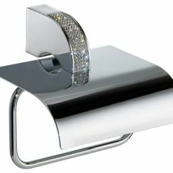 Promo ⌛ Manillons Torrent Carmen Collection Toilet Paper Holder With Swarovski Crystals 🤩