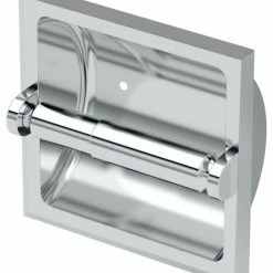 Best deal 👏 Gatco Fine Bathware Recessed Tissue Holder, Chrome ⌛